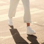 For Now Hi Top Platform Sneaker Unisex Dr. Scholl's 4Z4JXV226 White Fabric - Image 8