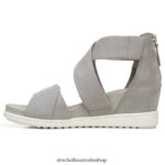 Golden Hour Gladiator Sandal Unisex Dr. Scholl's 4Z4JXV234 Soft Grey Microfiber - Image 3