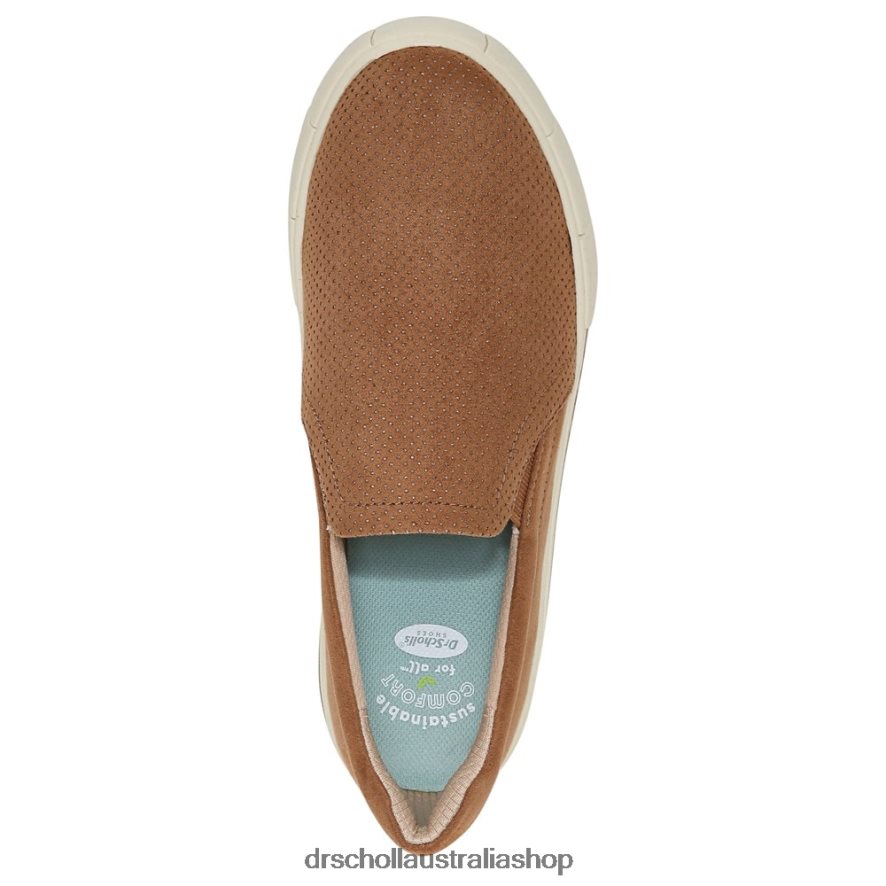 Happiness Lo Slip On Sneaker Unisex Dr. Scholl's 4Z4JXV80 Brown Fabric - Image 4