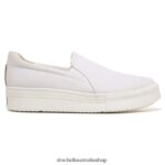 Happiness Lo Slip On Sneaker Unisex Dr. Scholl's 4Z4JXV84 White Fabric - Image 2