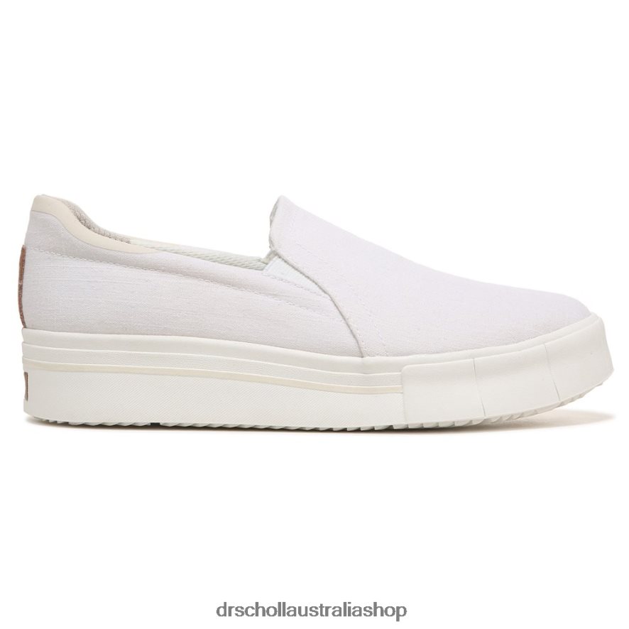 Happiness Lo Slip On Sneaker Unisex Dr. Scholl's 4Z4JXV84 White Fabric - Image 2