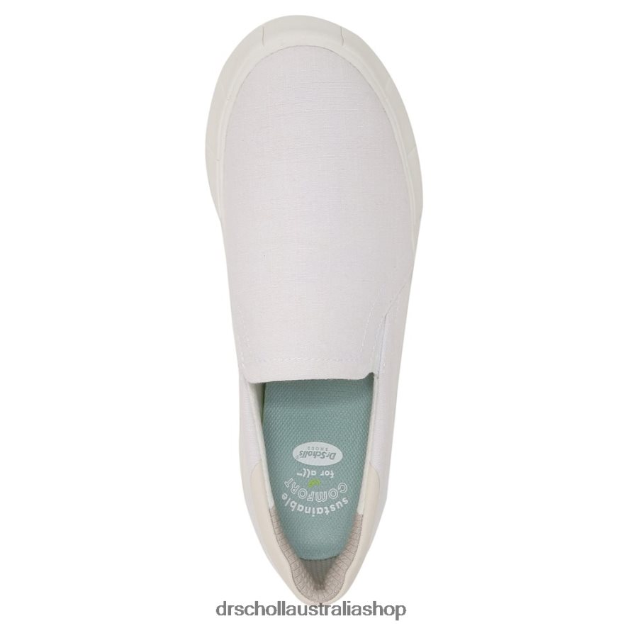Happiness Lo Slip On Sneaker Unisex Dr. Scholl's 4Z4JXV84 White Fabric - Image 4