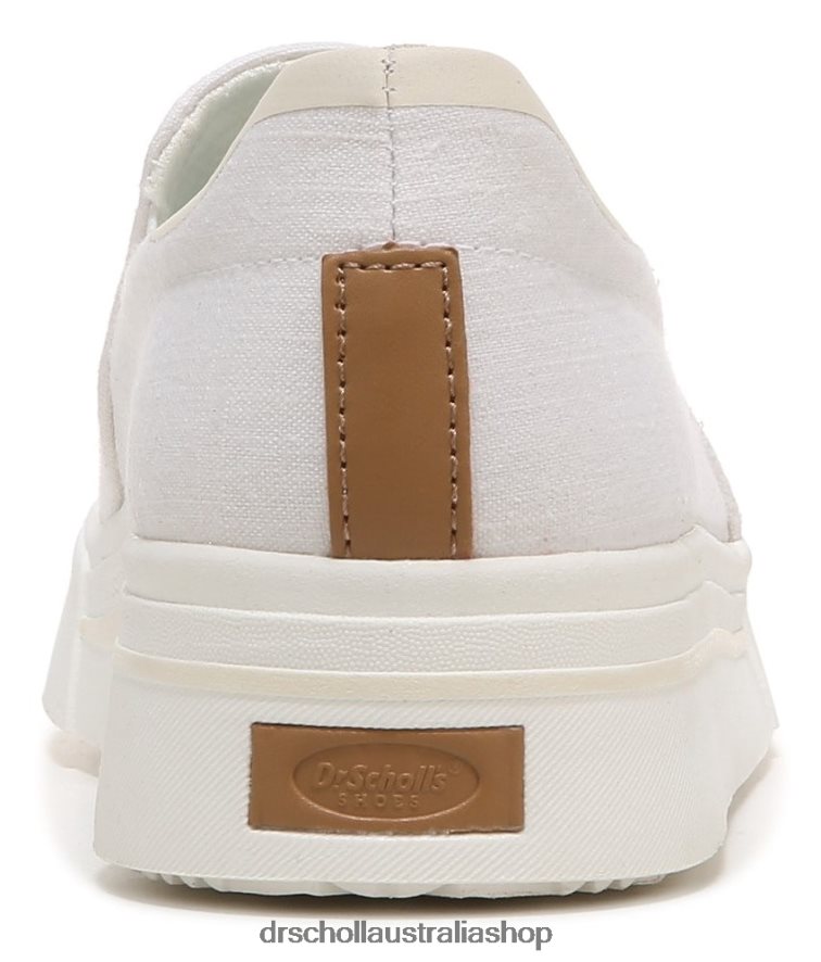 Happiness Lo Slip On Sneaker Unisex Dr. Scholl's 4Z4JXV84 White Fabric - Image 6