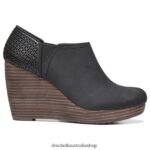 Harlow Wedge Bootie Unisex Dr. Scholl's 4Z4JXV149 Black - Image 2