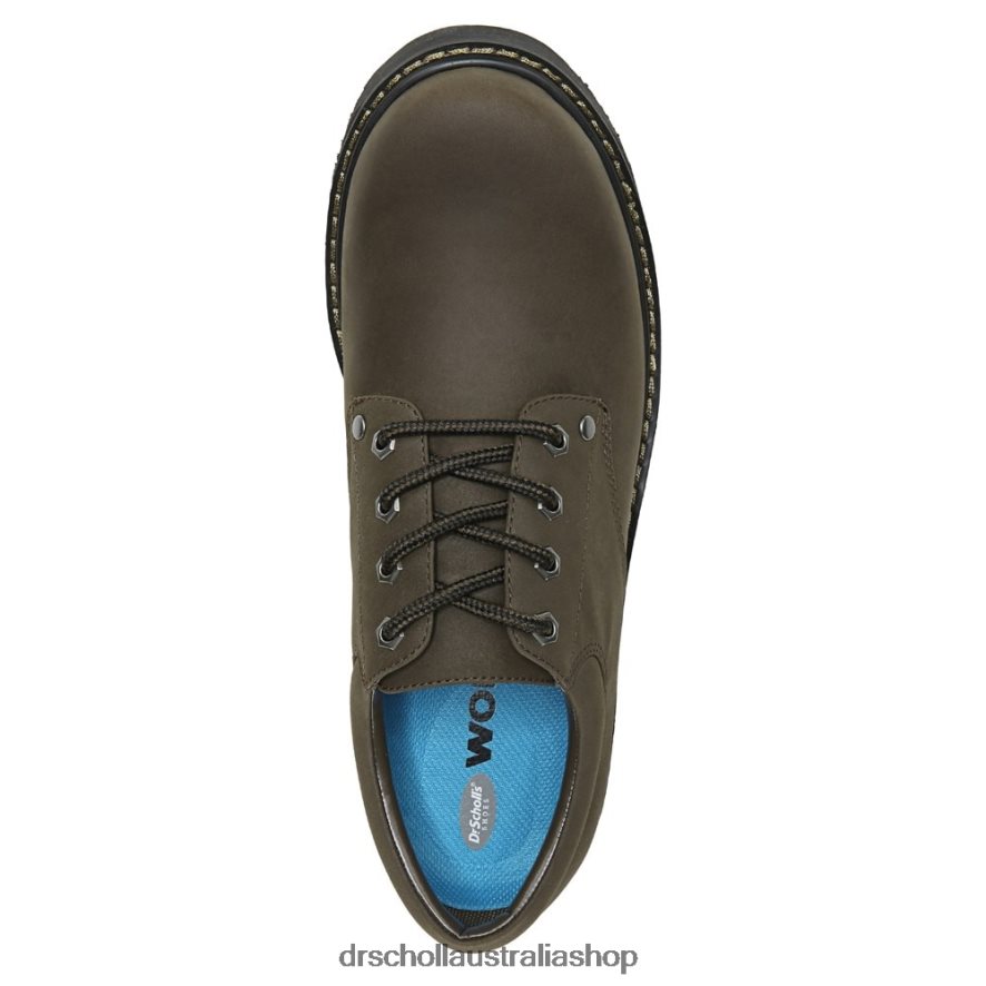 Harrington II Slip Resistant Oxford Unisex Dr. Scholl's 4Z4JXV284 Brown Leather - Image 4
