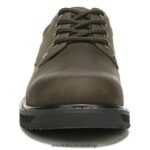 Harrington II Slip Resistant Oxford Unisex Dr. Scholl's 4Z4JXV284 Brown Leather - Image 5