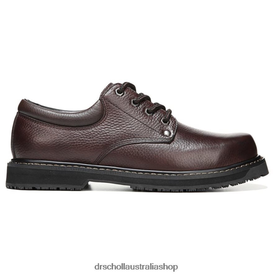 Harrington II Slip Resistant Oxford Unisex Dr. Scholl's 4Z4JXV286 Brown Leather - Image 2