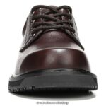 Harrington II Slip Resistant Oxford Unisex Dr. Scholl's 4Z4JXV286 Brown Leather - Image 5