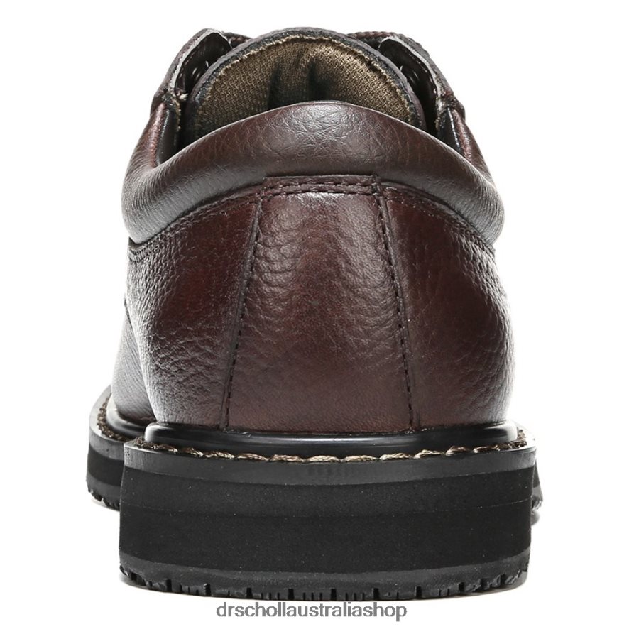 Harrington II Slip Resistant Oxford Unisex Dr. Scholl's 4Z4JXV286 Brown Leather - Image 6
