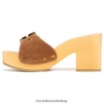 Hula Sandal Unisex Dr. Scholl's x Veronica Beard 4Z4JXV131 Hazelwood Brown Suede - Image 3