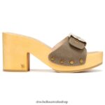 Hula Sandal Unisex Dr. Scholl's x Veronica Beard 4Z4JXV132 Khaki Green Canvas - Image 2