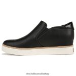 If Only Wedge Sneaker Unisex Dr. Scholl's 4Z4JXV57 Black Synthetic - Image 3