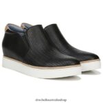 If Only Wedge Sneaker Unisex Dr. Scholl's 4Z4JXV58 Black Chevron