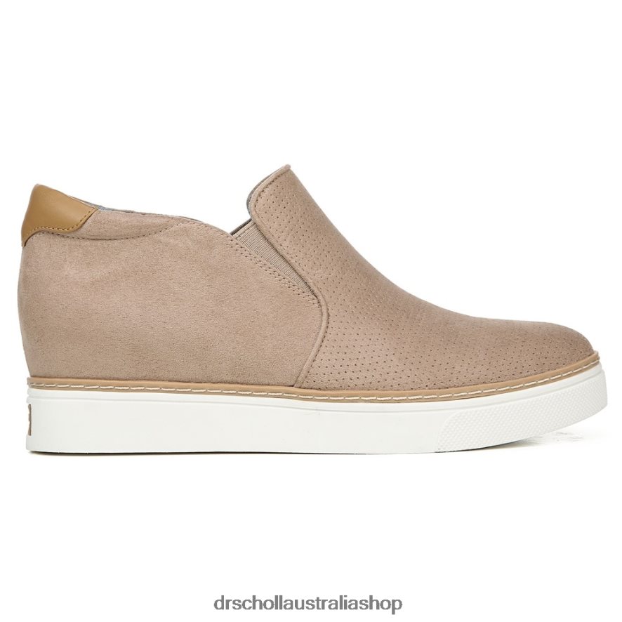 If Only Wedge Sneaker Unisex Dr. Scholl's 4Z4JXV60 Toasted Taupe Microfiber Perf - Image 2