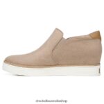 If Only Wedge Sneaker Unisex Dr. Scholl's 4Z4JXV60 Toasted Taupe Microfiber Perf - Image 3