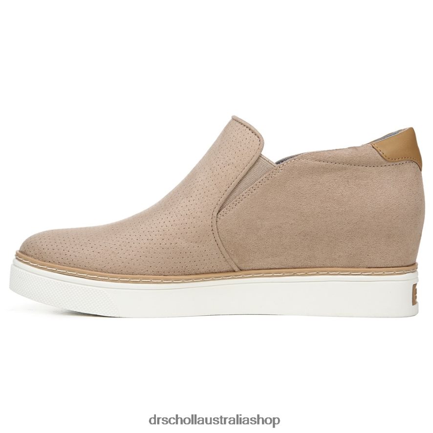 If Only Wedge Sneaker Unisex Dr. Scholl's 4Z4JXV60 Toasted Taupe Microfiber Perf - Image 3