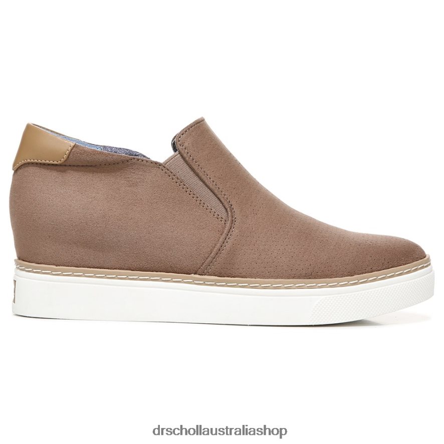 If Only Wedge Sneaker Unisex Dr. Scholl's 4Z4JXV61 Cocoa Brown Fabric - Image 2
