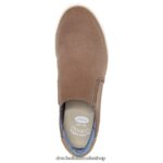 If Only Wedge Sneaker Unisex Dr. Scholl's 4Z4JXV61 Cocoa Brown Fabric - Image 4