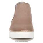 If Only Wedge Sneaker Unisex Dr. Scholl's 4Z4JXV61 Cocoa Brown Fabric - Image 5