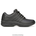 Kimberly II Slip Resistant Sneaker Unisex Dr. Scholl's 4Z4JXV249 Black Leather - Image 2