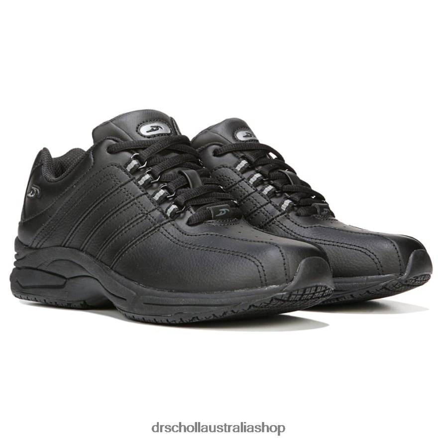 kimberly_ii_slip_resistant_sneaker_unisex_dr_scholls_4z4jxv249_black_leather.jpg Kimberly II Slip Resistant Sneaker Unisex Dr. Scholl's 4Z4JXV249 Black Leather - Image 1