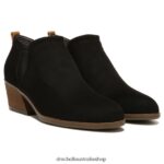 Laurel Ankle Bootie Unisex Dr. Scholl's 4Z4JXV51 Black Fabric