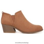 Laurel Ankle Bootie Unisex Dr. Scholl's 4Z4JXV55 Brown Fabric - Image 2