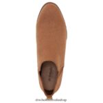 Laurel Ankle Bootie Unisex Dr. Scholl's 4Z4JXV55 Brown Fabric - Image 4
