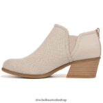 Laurel Ankle Bootie Unisex Dr. Scholl's 4Z4JXV56 Beige Fabric - Image 3