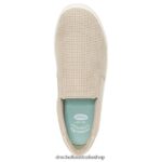 Madison Slip On Sneaker Unisex Dr. Scholl's 4Z4JXV35 Oyster Micro Perf - Image 4