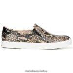 Madison Slip On Sneaker Unisex Dr. Scholl's 4Z4JXV42 Black/Tan Snake Print - Image 2