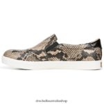 Madison Slip On Sneaker Unisex Dr. Scholl's 4Z4JXV42 Black/Tan Snake Print - Image 3