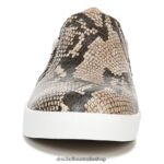 Madison Slip On Sneaker Unisex Dr. Scholl's 4Z4JXV42 Black/Tan Snake Print - Image 5