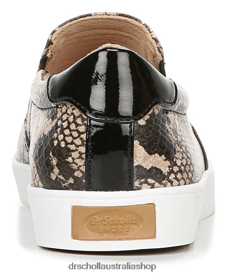 Madison Slip On Sneaker Unisex Dr. Scholl's 4Z4JXV42 Black/Tan Snake Print - Image 6
