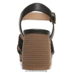 Mariah Block Heel Sandal Unisex Dr. Scholl's 4Z4JXV214 Black Synthetic/Fabric - Image 6