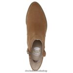 Mirage Wedge Bootie Unisex Dr. Scholl's 4Z4JXV169 Chip Brown Fabric - Image 4
