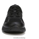 Monster Slip Resistant Sneaker Unisex Dr. Scholl's 4Z4JXV288 Black Leather - Image 5