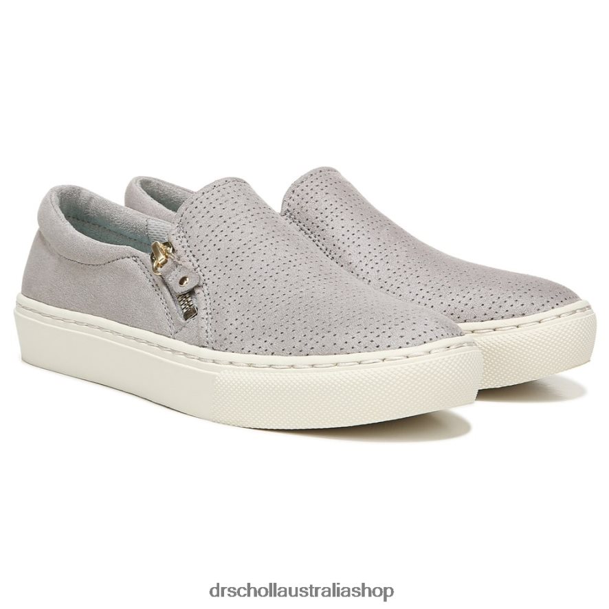 No Chill Slip On Sneaker Unisex Dr. Scholl's 4Z4JXV220 Soft Grey Microfiber - Image 1