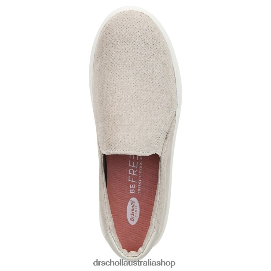 Nova Slip On Sneaker Unisex Dr. Scholl's 4Z4JXV69 Oyster Grey Microfiber Perf - Image 4