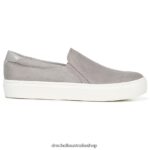Nova Slip On Sneaker Unisex Dr. Scholl's 4Z4JXV70 Soft Grey Microfiber Perf - Image 2