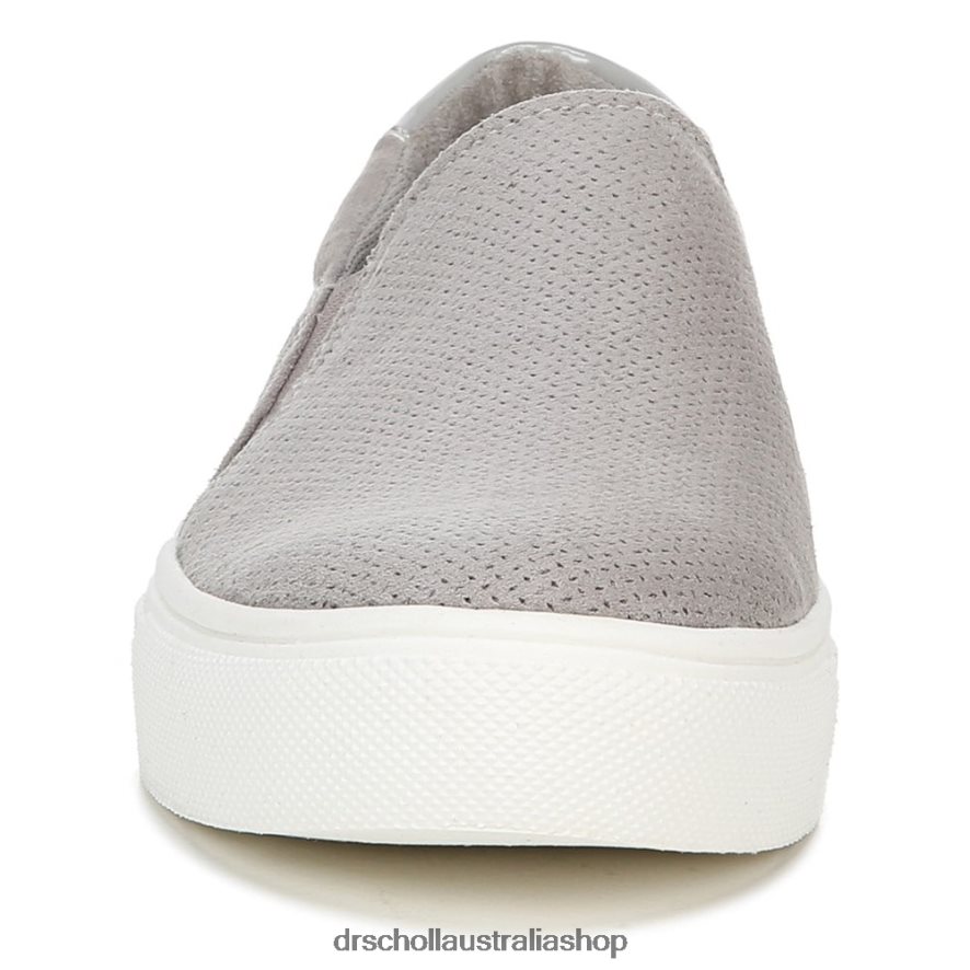 Nova Slip On Sneaker Unisex Dr. Scholl's 4Z4JXV70 Soft Grey Microfiber Perf - Image 5