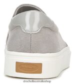 Nova Slip On Sneaker Unisex Dr. Scholl's 4Z4JXV70 Soft Grey Microfiber Perf - Image 6