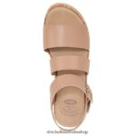 Once Twice Platform Wedge Sandal Unisex Dr. Scholl's 4Z4JXV195 Tawny Brown Synthetic - Image 4