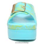 Original Goals Platform Sandal Unisex Dr. Scholl's 4Z4JXV174 Angel Blue EVA - Image 5