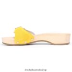 Original Sandal Unisex Dr. Scholl's 4Z4JXV12 Yellow Leather - Image 3