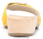 Original Sandal Unisex Dr. Scholl's 4Z4JXV12 Yellow Leather - Image 6