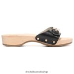 Original Sandal Unisex Dr. Scholl's 4Z4JXV14 Black Leather - Image 2