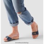 Original Sandal Unisex Dr. Scholl's 4Z4JXV14 Black Leather - Image 3