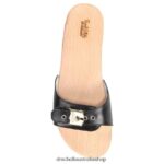 Original Sandal Unisex Dr. Scholl's 4Z4JXV14 Black Leather - Image 4