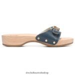 Original Sandal Unisex Dr. Scholl's 4Z4JXV18 Blue Leather - Image 2